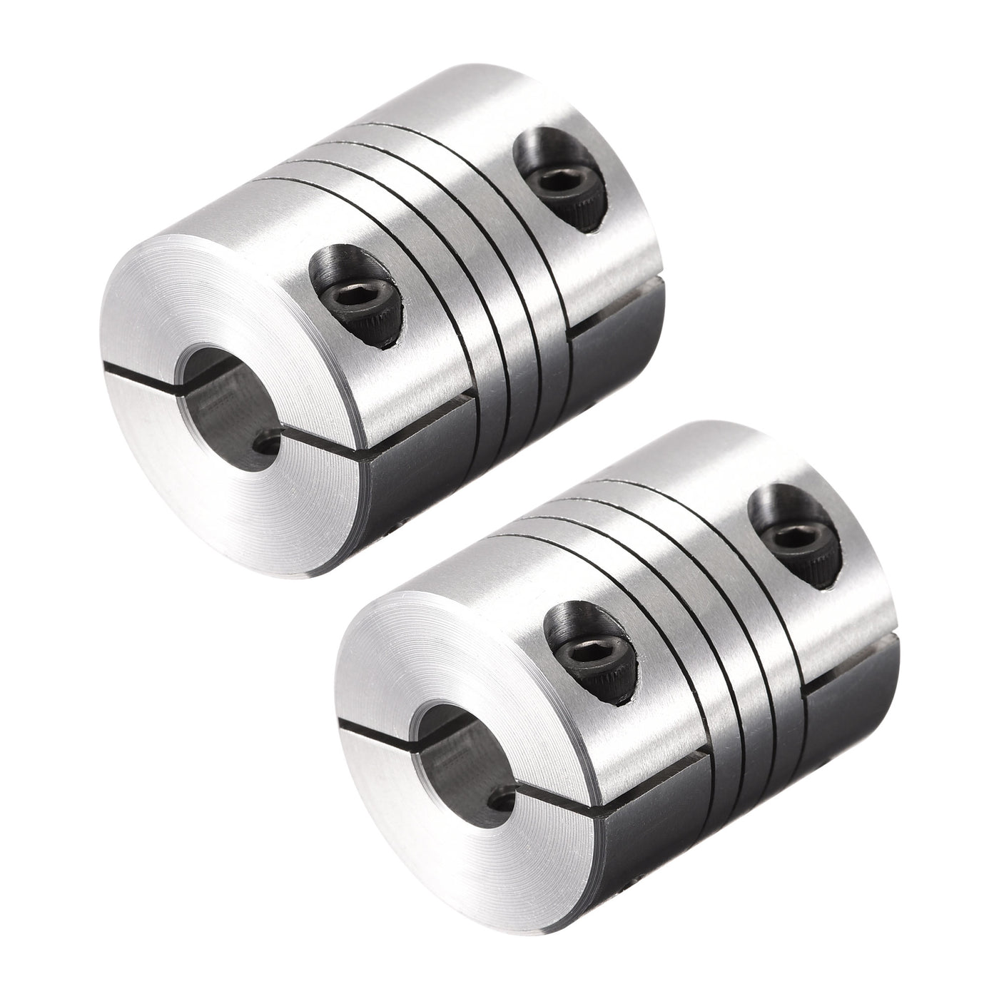 uxcell Uxcell Motor Shaft 9mm to 10mm Helical Beam Coupler Coupling 25mm Dia 30mm Length