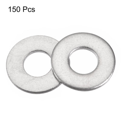 Harfington Uxcell 316 Stainless Steel Flat Washer Fastener for Screw Bolt, Furniture