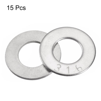 Harfington Uxcell 316 Stainless Steel Flat Washer for Furniture