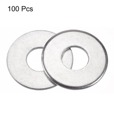 Harfington Uxcell Carbon Steel Flat Washer for Screw Bolt for Bolts and Furniture