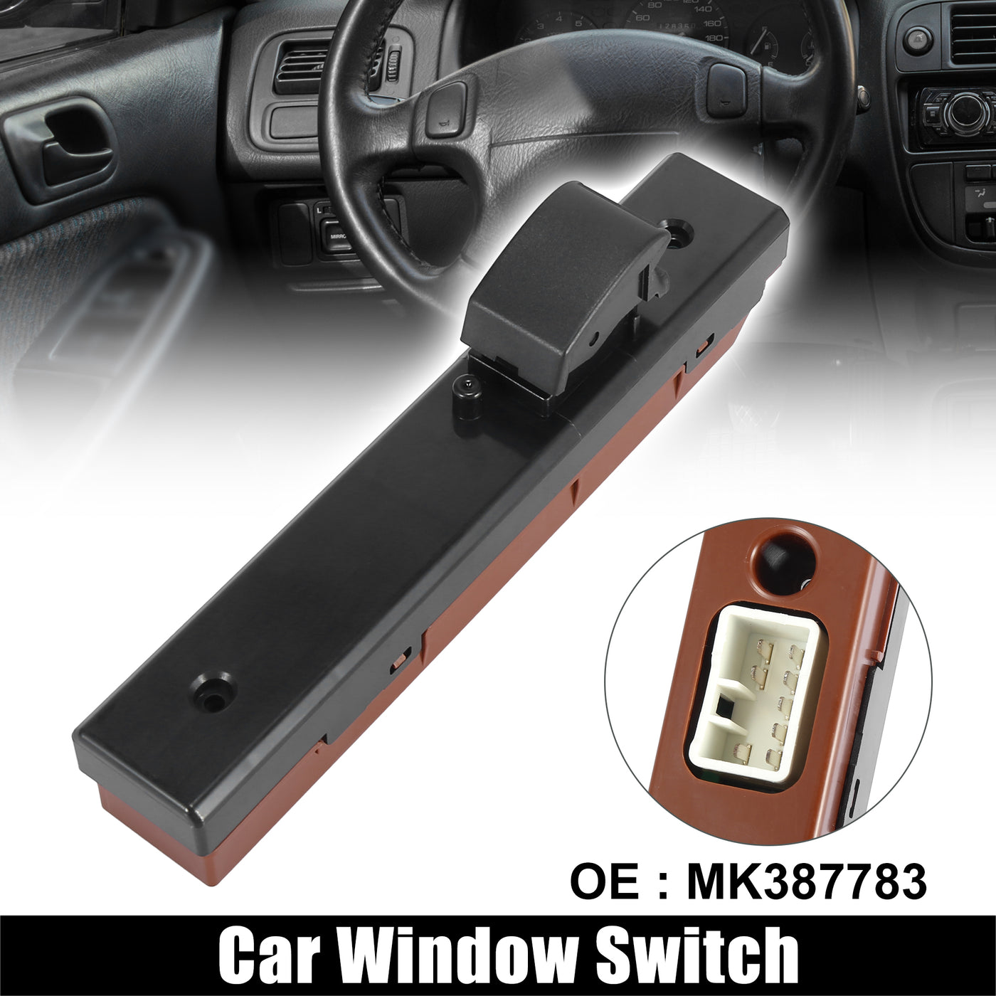 X AUTOHAUX Front Passenger Side Power Window Switch MK387783 Replacement for Mitsubishi Truck