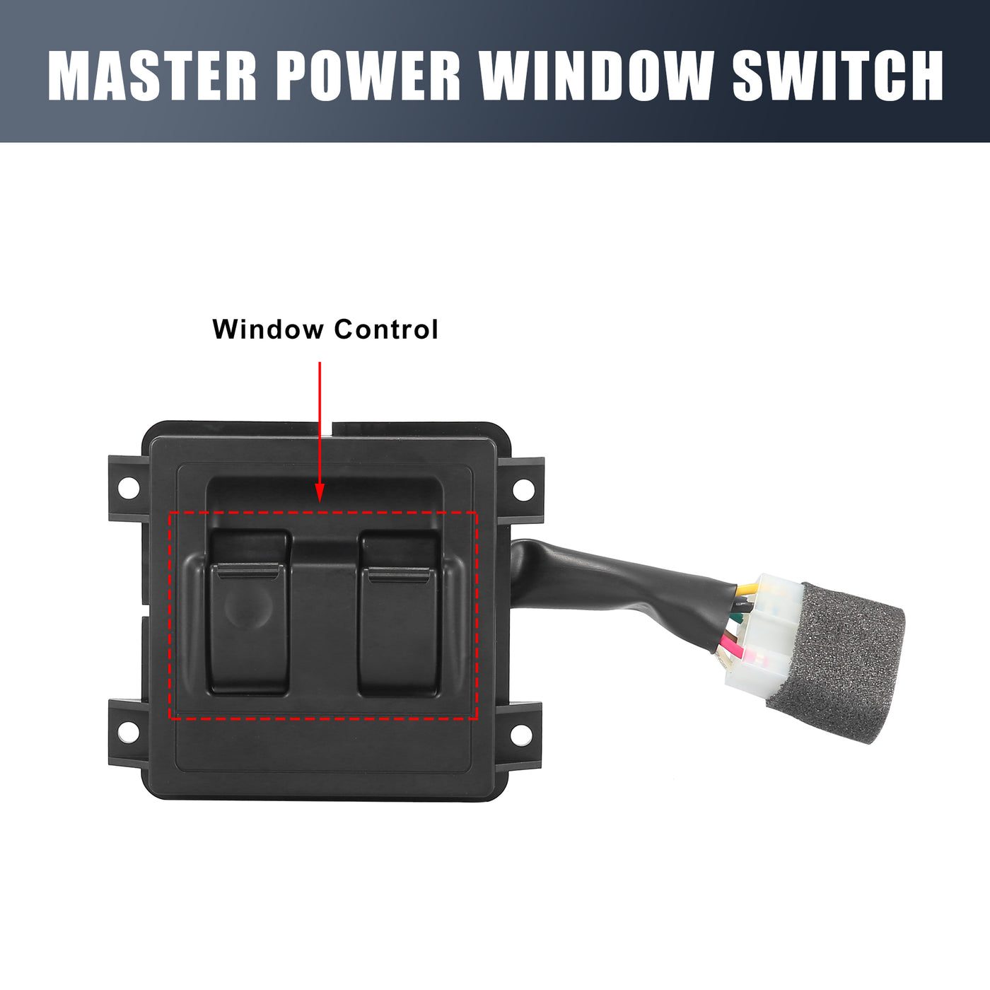 X AUTOHAUX Master Driver Side Power Window Switch MR159874 Replacement for Mitsubishi L300 1994-2000