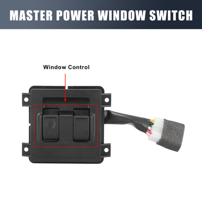 Harfington Master Driver Side Power Window Switch MR159874 Replacement for Mitsubishi L300 1994-2000