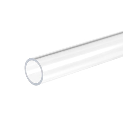Harfington Acrylic Pipe Rigid Round Tube Clear 16mm(5/8") ID 20mm(0.9") OD 305mm(12")