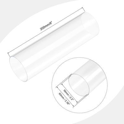 Harfington Acrylic Pipe Round Tube for Lamps and Lanterns,Water Cooling System