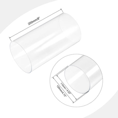 Harfington Acrylic Pipe Round Tube for Lamps and Lanterns,Water Cooling System