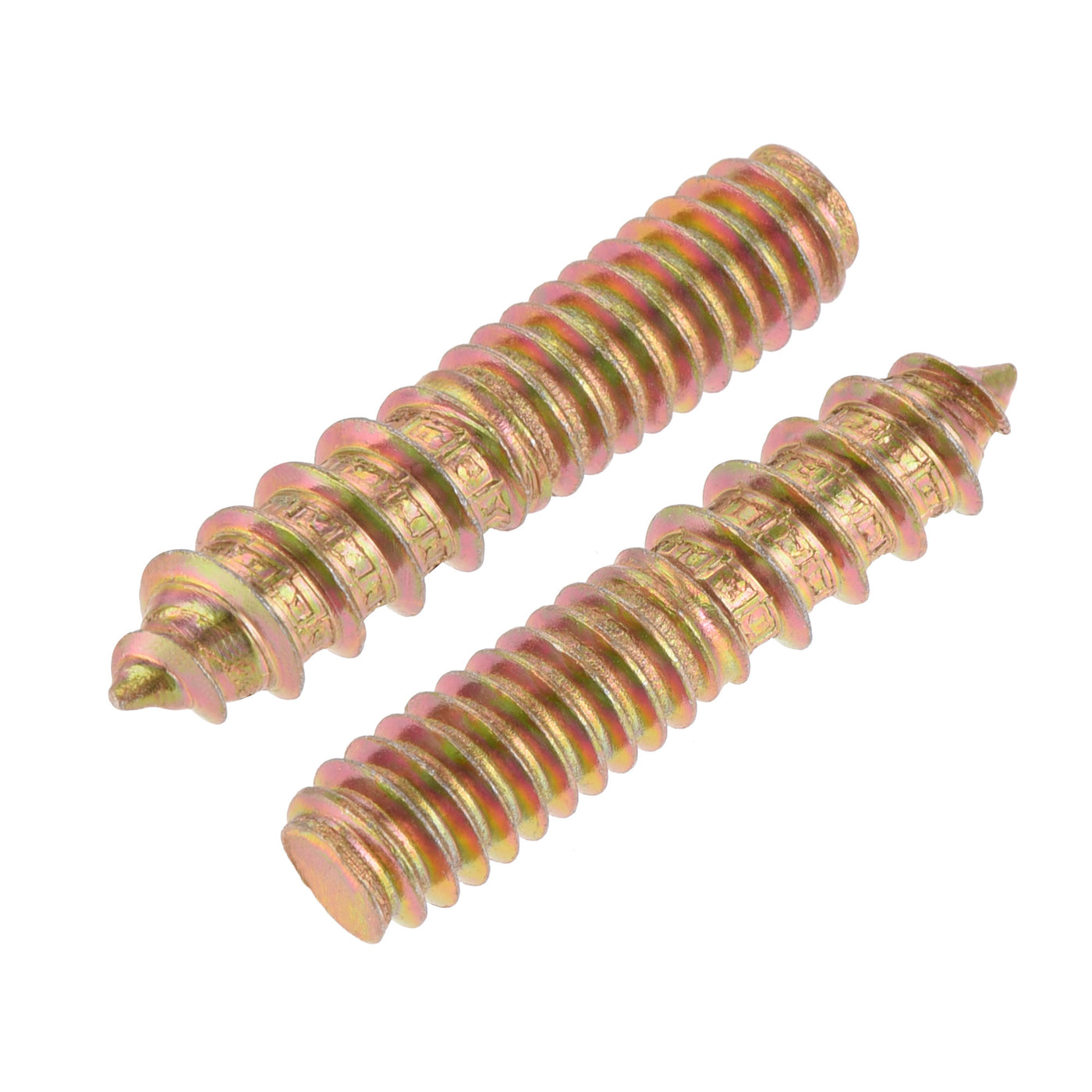 uxcell Uxcell Hanger Bolts Double Head Dowel Screw, for Wood Furniture