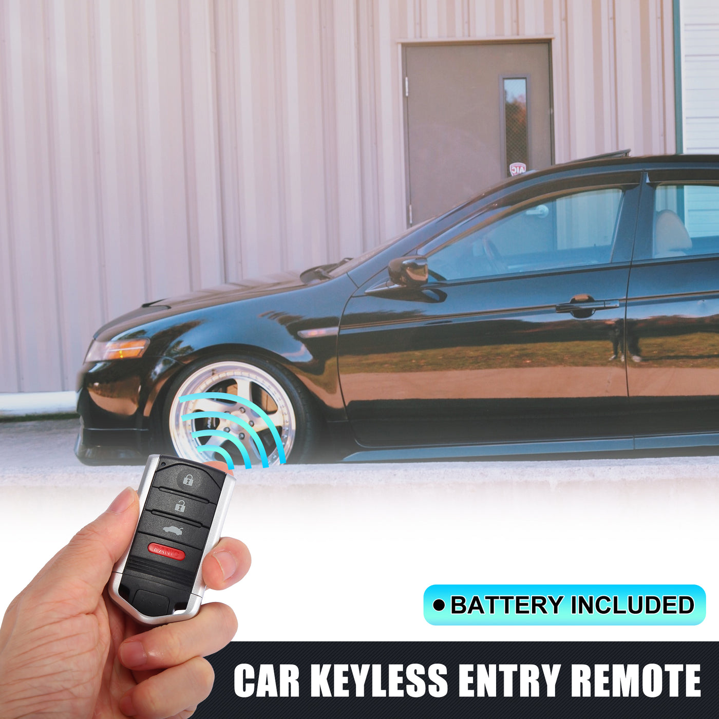 X AUTOHAUX 314MHz M3N5WY8145 Replacement Keyless Entry Remote Car Key Fob for Acura TL 2009 2010 2011 2012 2013 2014 267F-5WY8145  3+1 Buttons