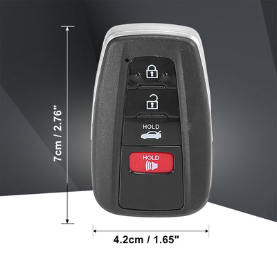 Harfington 314.3MHz HYQ14FBC-0351 Replacement Keyless Entry Remote Car Key Fob for Toyota Camry 2018 2019 2020 2021 1551A-14FBC