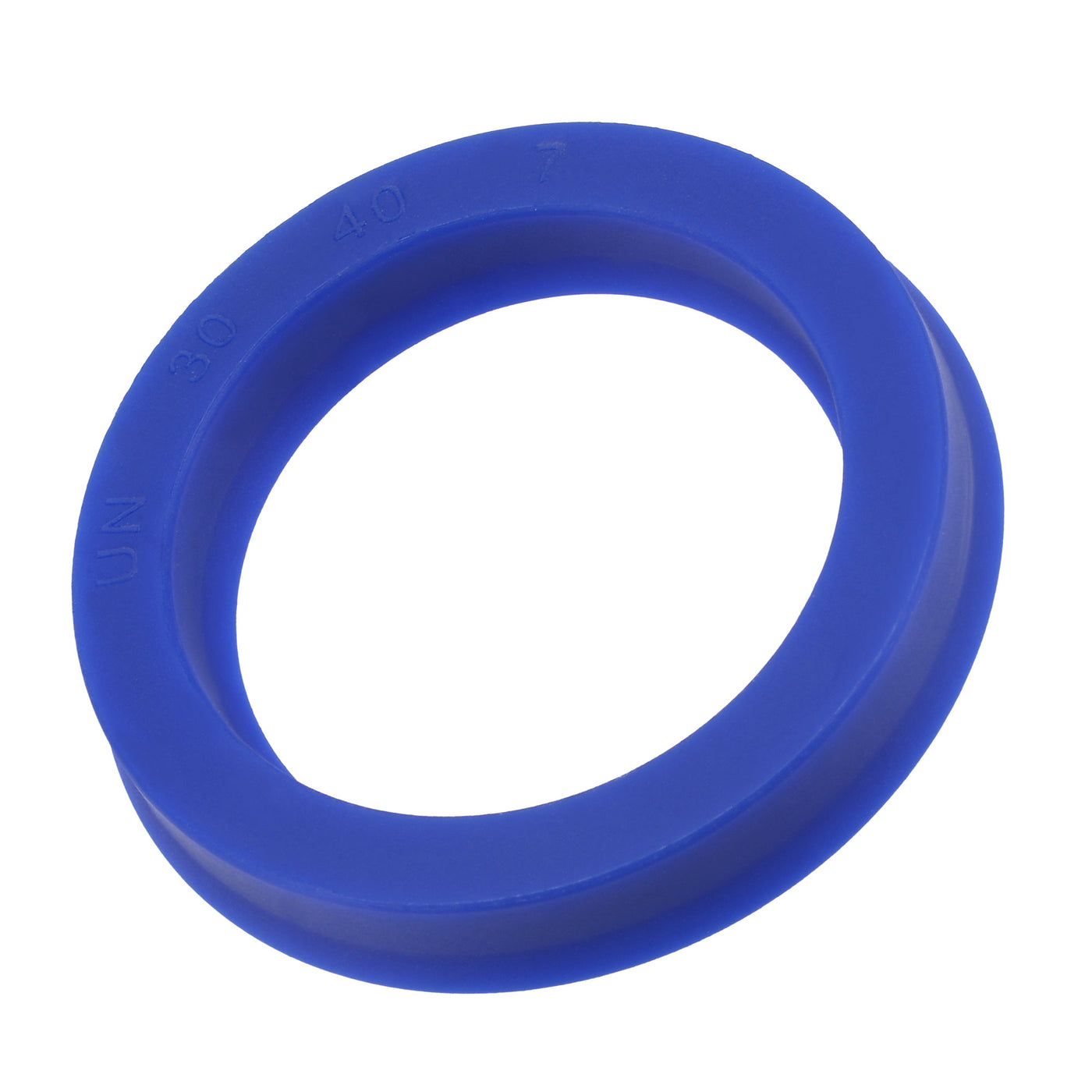 Harfington UN Radial Shaft Seal 30mm ID x 40mm OD x 7mm Width PU Oil Seal, Blue Pack of 5