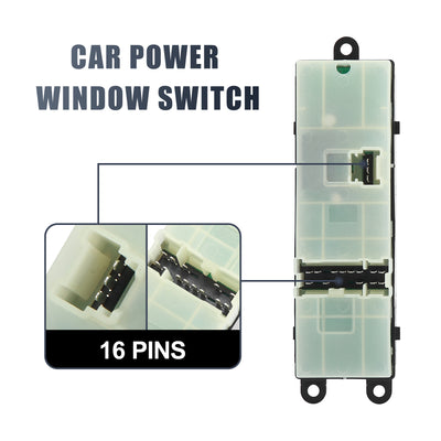 Harfington Power Window Switch for Nissan Qashqai 2007-2013 Master Driver Side 25401-4X00D
