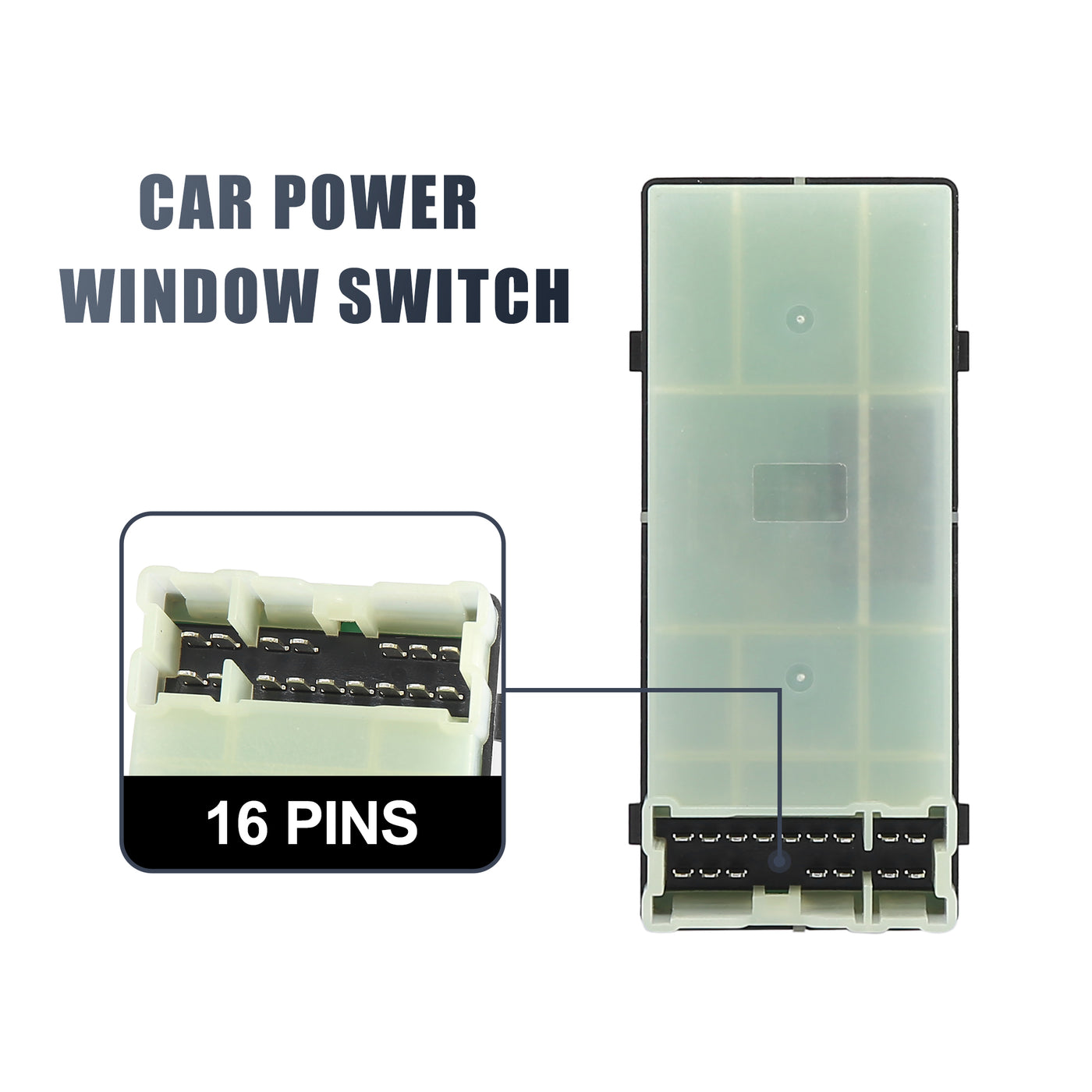 X AUTOHAUX Power Window Switch for Nissan 350Z 2003-2008 Master Driver Side 25401-CD02D