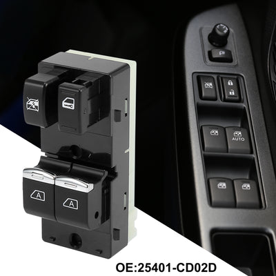 Harfington Power Window Switch for Nissan 350Z 2003-2008 Master Driver Side 25401-CD02D