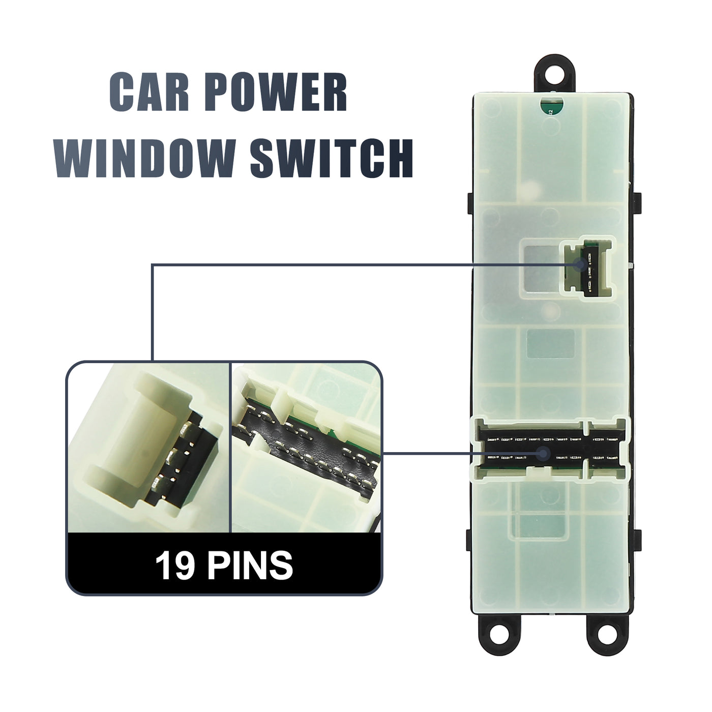X AUTOHAUX Power Window Switch for Nissan Versa 2007-2008 Master Driver Side 25401-ED500