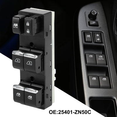 Harfington Power Window Switch for Nissan Altima 2007-2012 Master Driver Side 25401-ZN50C