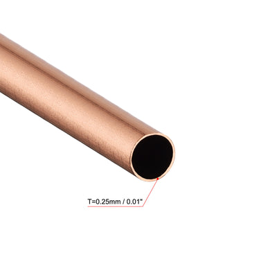 Harfington Uxcell Copper Tubing Seamless Straight Pipes Tubes
