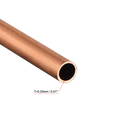 Harfington Uxcell Copper Tubing Seamless Straight Pipe Tubes