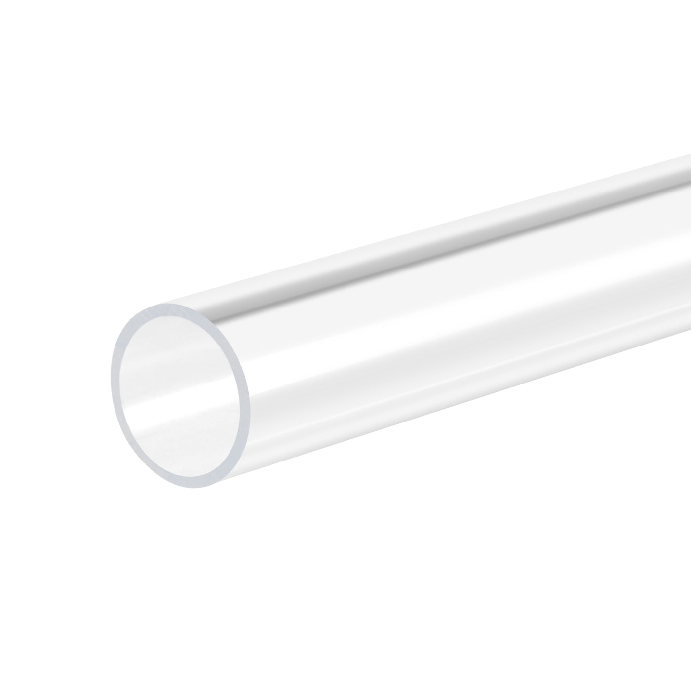 Harfington Acrylic Pipe Clear 15mmx18mm 500mm for Water Pipe, Lighting