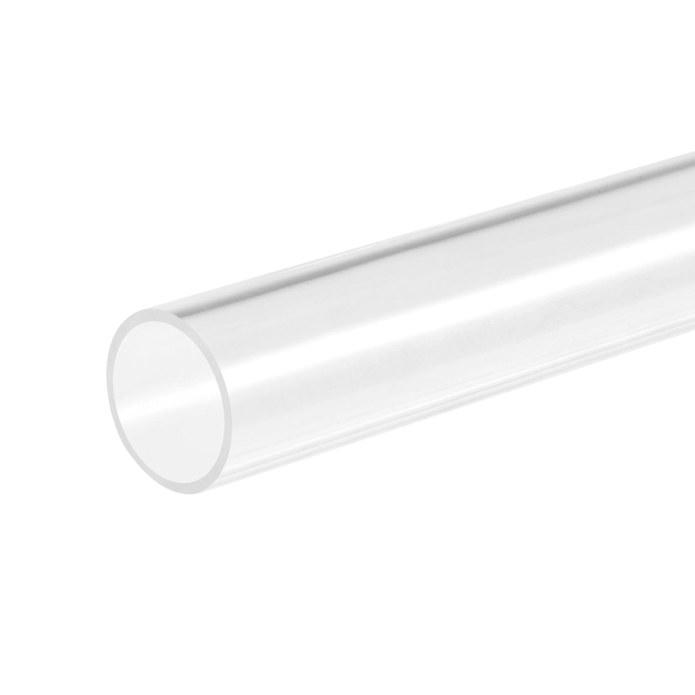 Harfington Acrylic Pipe Clear 34mmx40mm 500mm for Water Pipe, Lighting