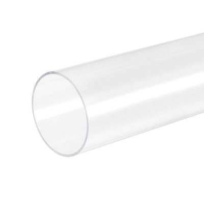 Harfington Acrylic Pipe Clear 42mmx45mm 500mm for Water Pipe, Lighting