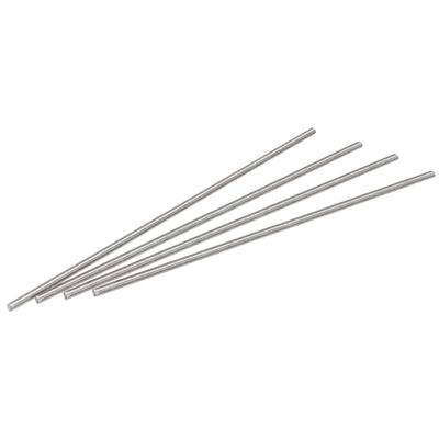 Harfington Uxcell 4pcs M5 x 250mm Fully Threaded Rod 304 Stainless Steel Right Hand Threads