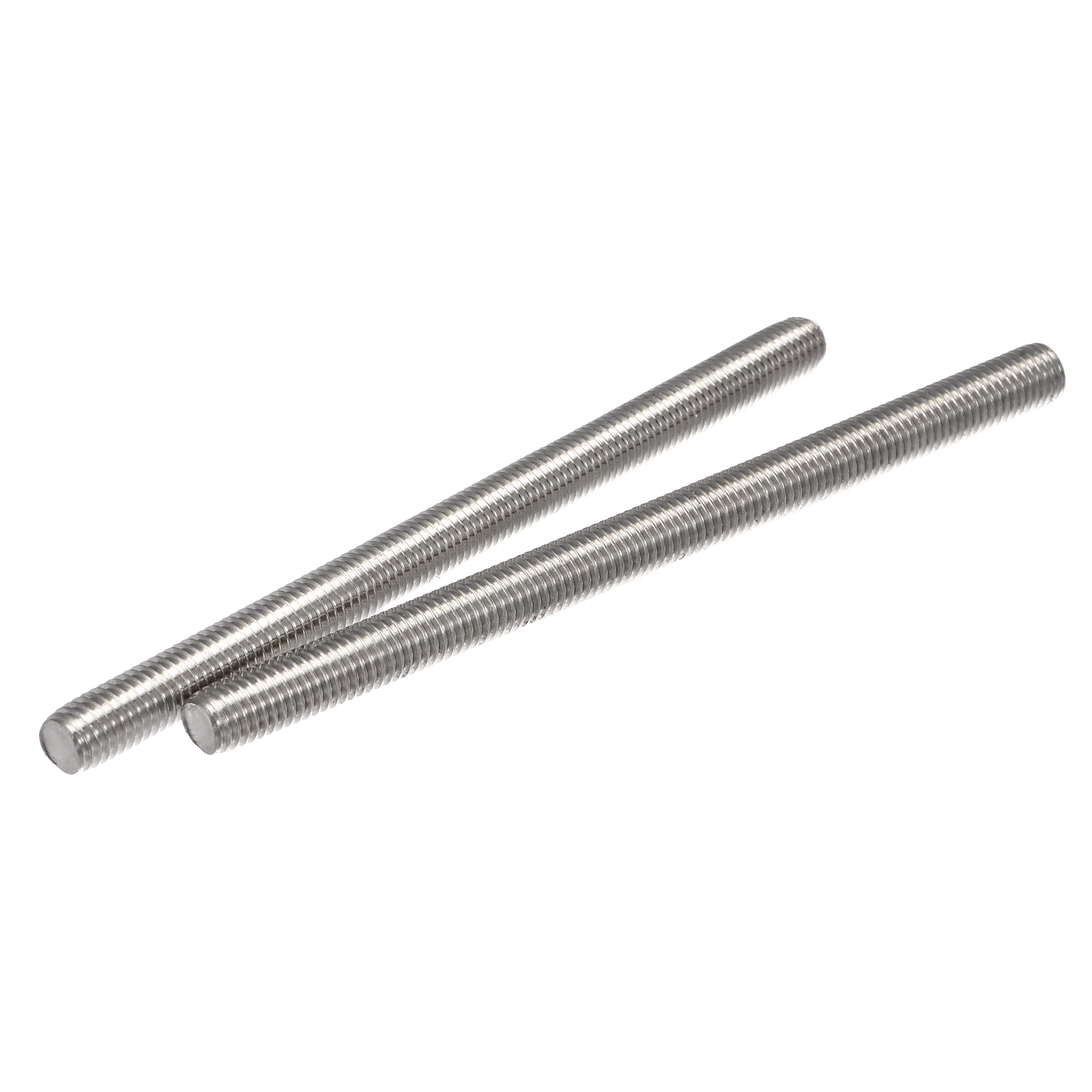 Uxcell 2Pcs M10 x 150mm Fully Threaded Rod 304 Stainless Steel Right ...