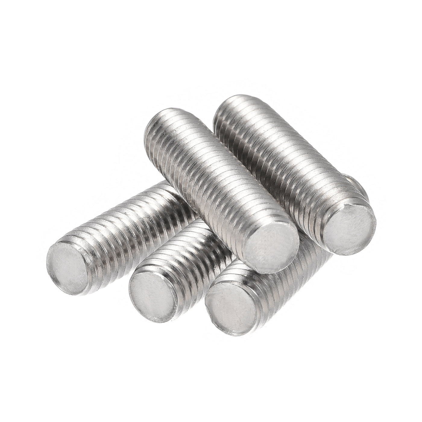 uxcell Uxcell 10pcs M8 x 30mm Fully Threaded Rod 304 Stainless Steel Right Hand Threads