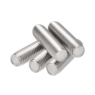 Harfington Uxcell 10pcs M8 x 30mm Fully Threaded Rod 304 Stainless Steel Right Hand Threads