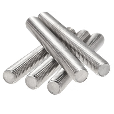 Harfington Uxcell 15pcs M8 x 60mm Fully Threaded Rod 304 Stainless Steel Right Hand Threads