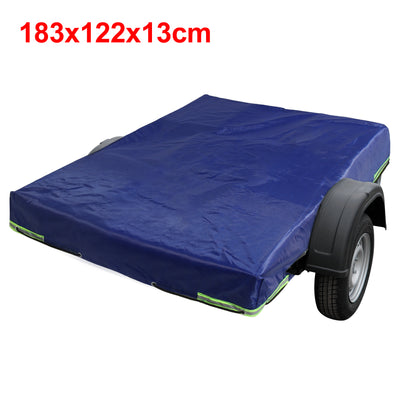 Harfington Oxford Cloth Waterproof Folding Trailer Cover Folding Camper Cover Windproof Sun Resistant for Trailer RV