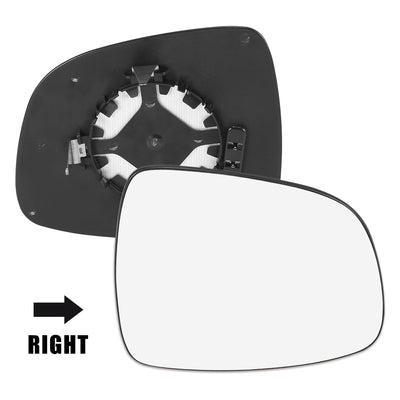 Harfington Car Rearview Right Side Heated Mirror Glass with Backing Plate 71743611 for Suzuki SX4 2006-2017