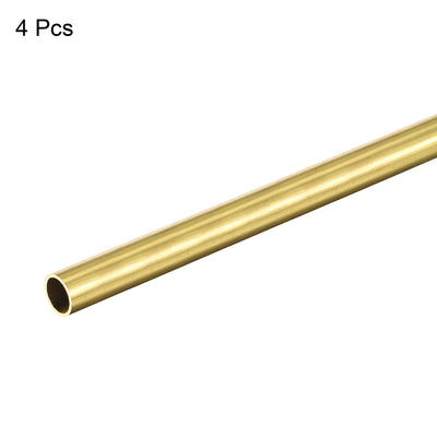 Harfington Uxcell Brass Tubing Seamless Passivation Finish Straight Pipe Tubes