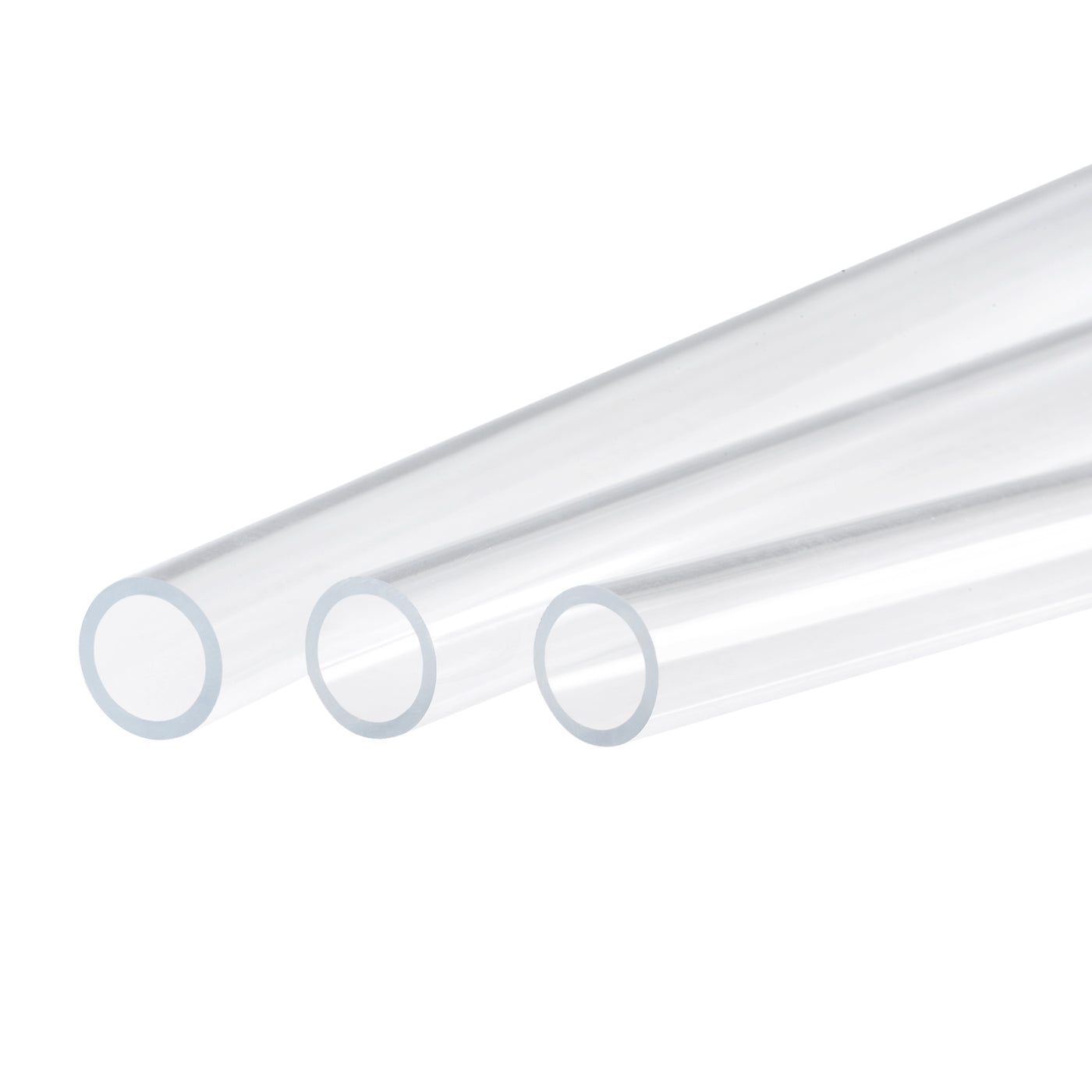 Harfington Acrylic Pipe Round Tubes High Impact for Lighting, Models, Plumbing, Crafts