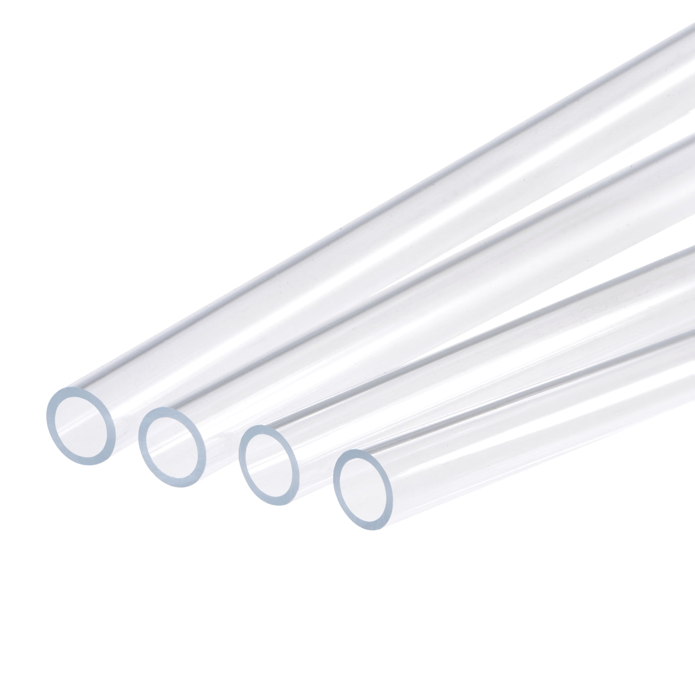 Harfington Acrylic Pipe Rigid Round Tubes High Impact for Lighting, Models, Plumbing, Craft