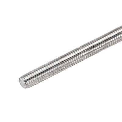 Harfington Uxcell 6pcs M5 x 110mm Fully Threaded Rod 304 Stainless Steel Right Hand 0.8mm Pitch