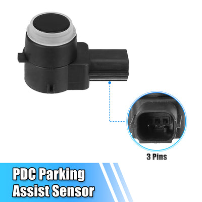 Harfington 4pcs PDC Parking Assist Sensor Reverse Backup Parking Sensor for Dodge Journey for Ram 1500 2500 3500 for Jeep for Chrysler 1EW63TZZAA