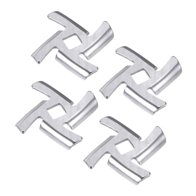 Harfington Meat Grinder Blade 47mm Stainless Steel Knife Cutter Replacement for Grinders Pack of 4