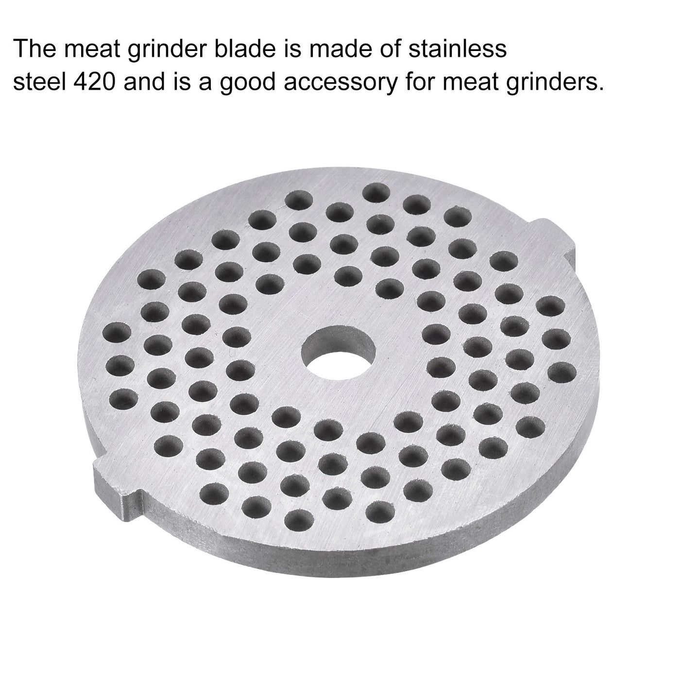 Harfington Meat Grinder Plate 3mmx54mm Stainless Steel Replacement for Grinders