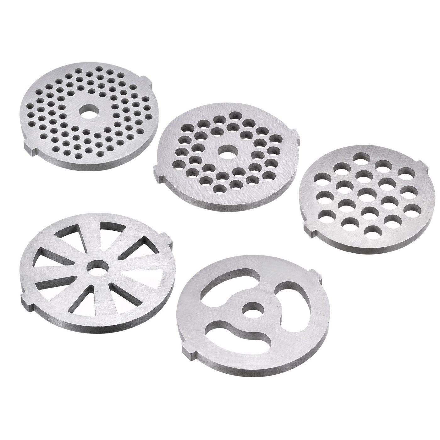Harfington Meat Grinder Plate 3mm 5mm 7mm Stainless Steel Chopper for Grinders 1 Set