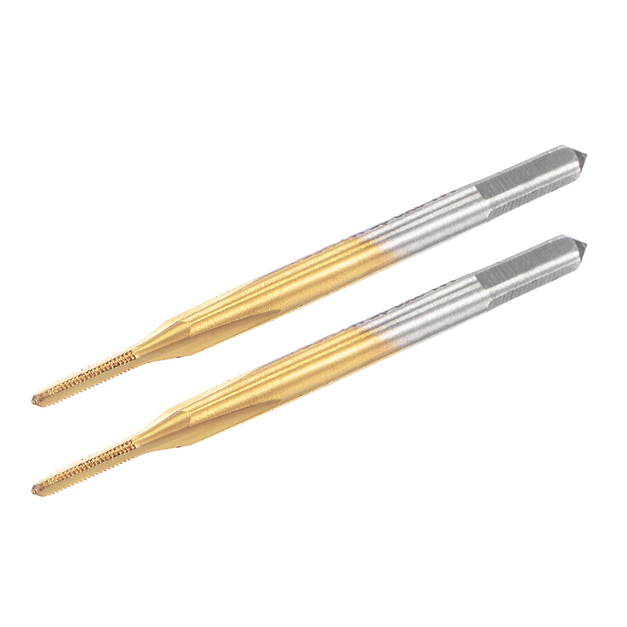 Uxcell Thread Tap Metric M1.2 x 0.25, Titanium Coated Cobalt HSS (High ...