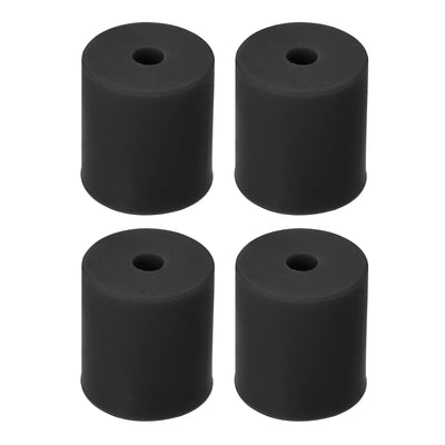 Harfington Silicone Leveling Column Silicone Buffer 18mm Black for 3D Printer 4pcs