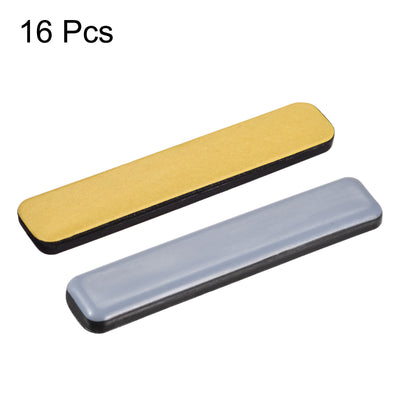 Harfington Uxcell Rectangle PTFE Furniture Sliders Adhesive Self Stick for Cabinets