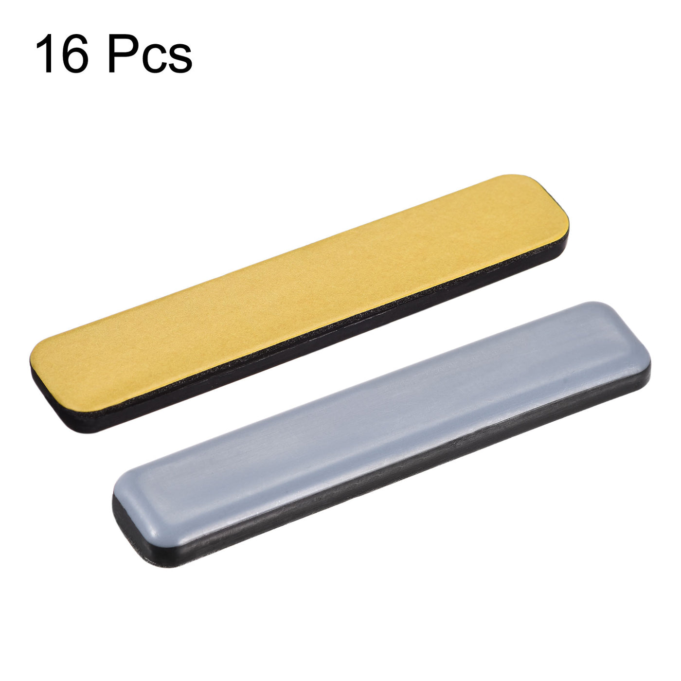 uxcell Uxcell Rectangle PTFE Furniture Sliders Adhesive Self Stick for Cabinets