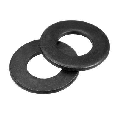 Harfington Uxcell 5/16-Inch Flat Washer, Alloy Steel Black Oxide Finish Pack of 50