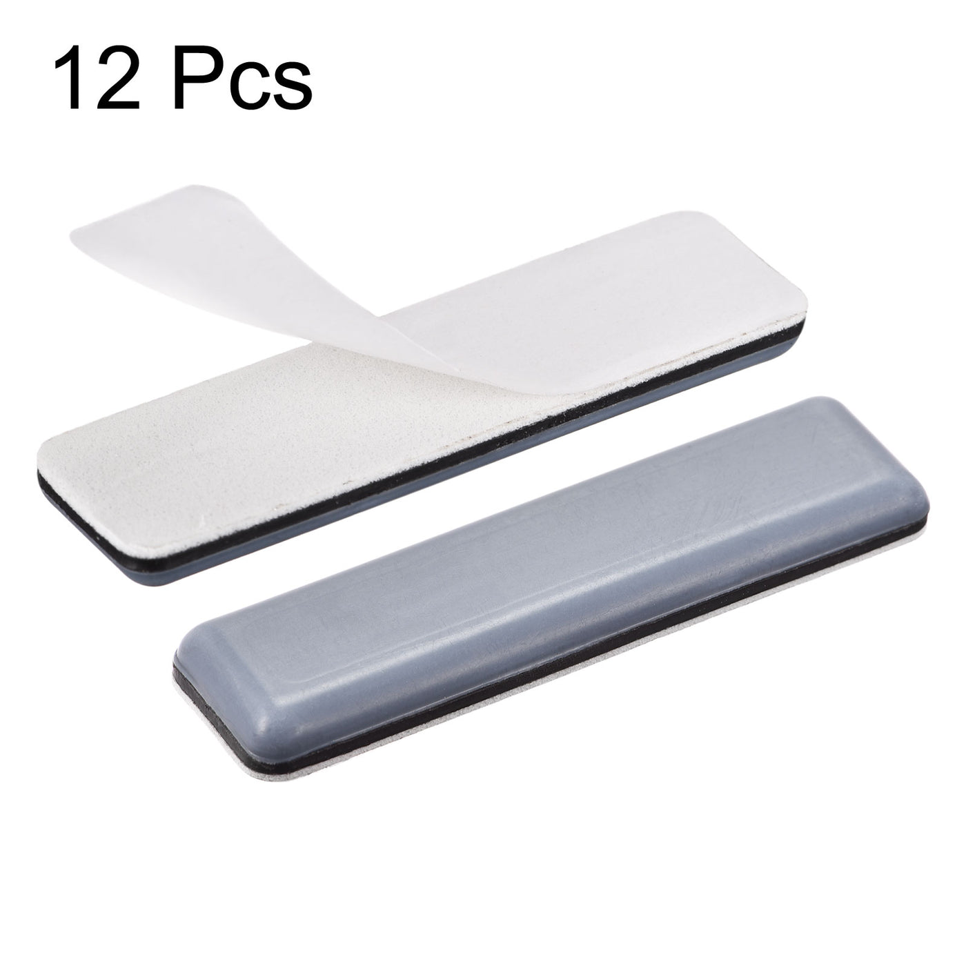 uxcell Uxcell Rectangle PTFE Furniture Sliders Adhesive Self-Stick