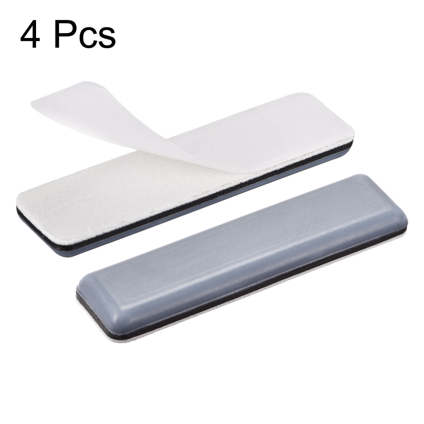 uxcell Uxcell Rectangle PTFE Furniture Sliders Adhesive Self-Stick
