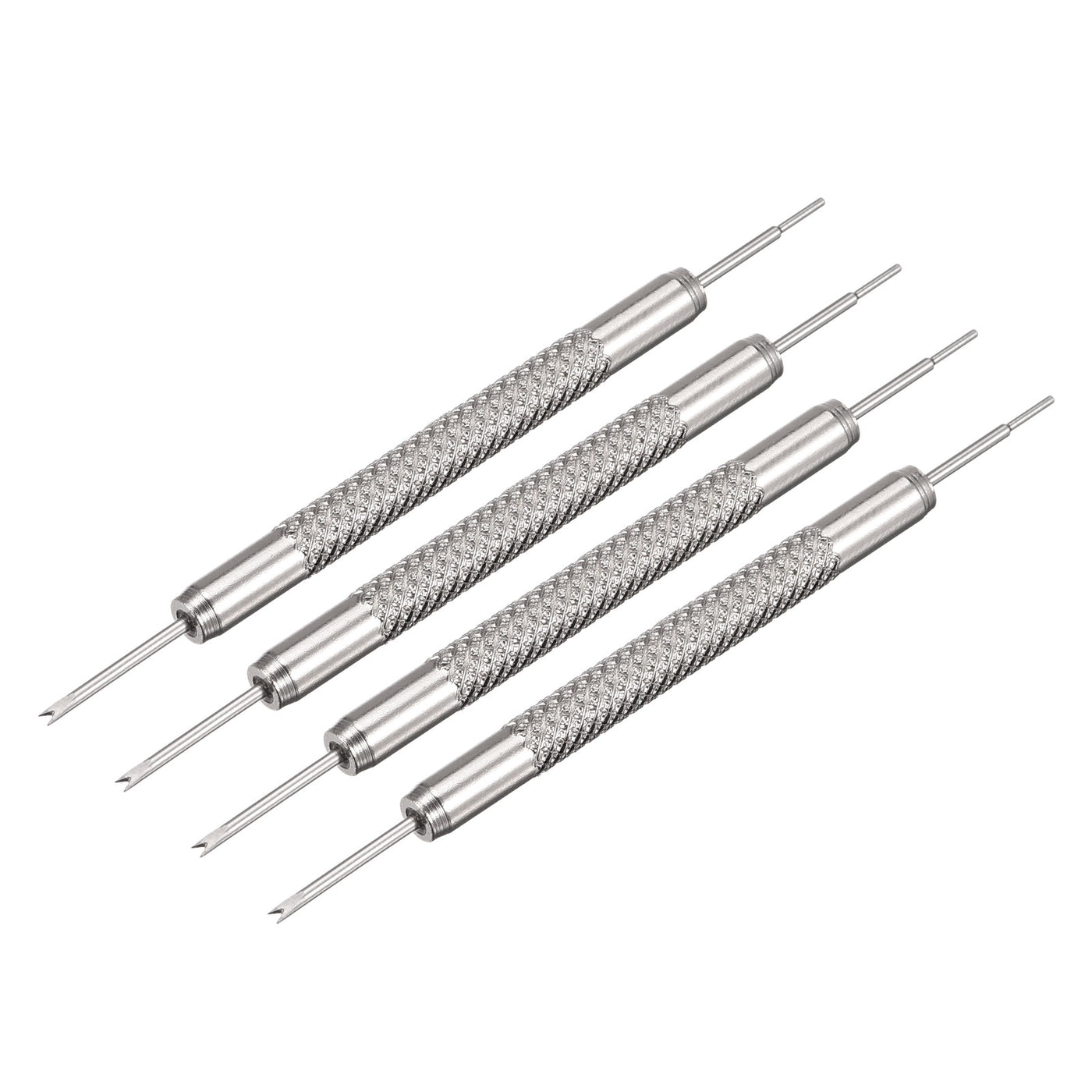 uxcell Uxcell Watch Spring Bar Tool 0.8mm Pin Dia Watch Spring Link Pin Removal Tool for Watch Repair 4 Pcs