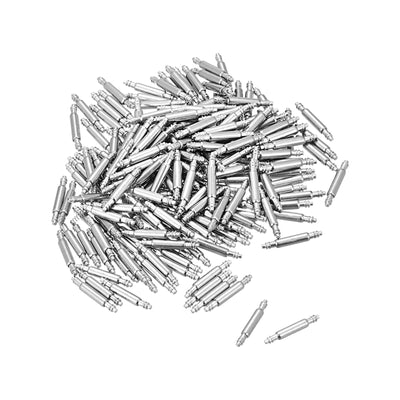 Harfington Uxcell 200pcs Watch Band Link Pin 1.5mm Dia Spring Bar Pins for 9mm Watch Band Strap