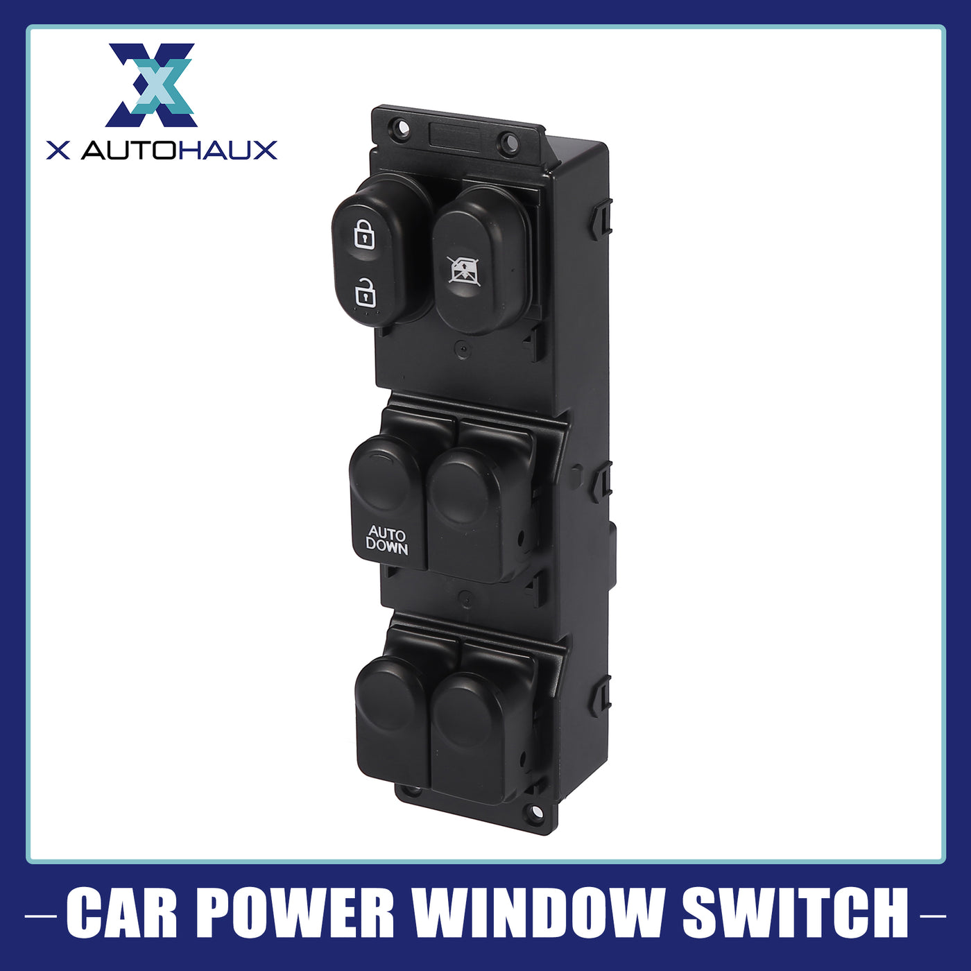 X AUTOHAUX Master Driver Side Power Window Switch 93570-1R111 Replacement for Hyundai Accent 2013-2017