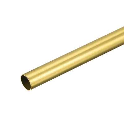 Harfington Uxcell Brass Round Tube 6mm OD 0.3mm Wall Thickness 300mm Length Pipe Tubing